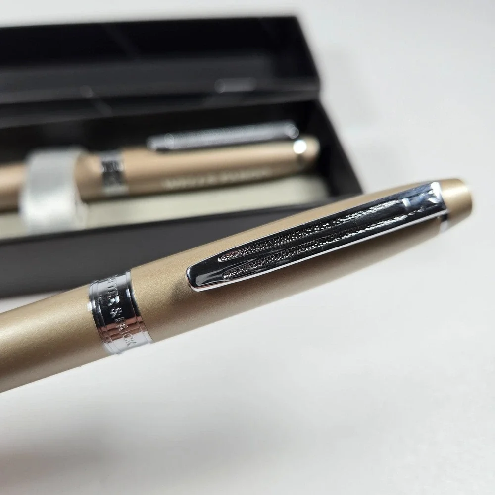VERY NICE Cutter & Buck Pen Set of 2 Wells Fargo Bank Advertising Corporate Gift
